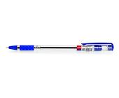 Ручка шариковая 0,7мм Finegrip, прозрачный корпус, синий, Cello | OfficeDom.kz
