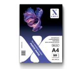 Фотобумага самоклеящаяся А4, 120 г/м2, 50л., глянцевая, для струйной печати, X-GREE (SAG120-A4-50) | OfficeDom.kz