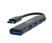 Расширитель USB 3.2 Ritmix CR-4401, Type-С, Hub 4 порта, металл | OfficeDom.kz