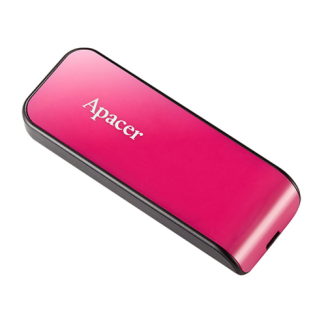 Флэш-накопитель Apacer, AH334, AP64GAH334P-1, 64GB, USB 2.0, розовый - Officedom (2)