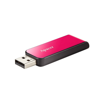 Флэш-накопитель Apacer, AH334, AP64GAH334P-1, 64GB, USB 2.0, розовый - Officedom (1)