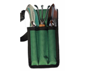 Набор садовых инструментов - 2 лопатки, грабельки, в напоясной сумке, Koopman | OfficeDom.kz
