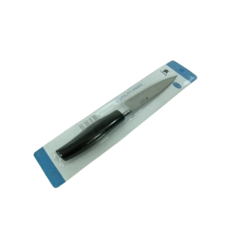 Нож кухонный 12,5 см, универсальный, нерж. сталь, черная ручка (151081) - Officedom (1)