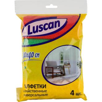 Салфетка из микроволокна 40х40 см, 4 шт, 220 гр, Luscan - Officedom (1)