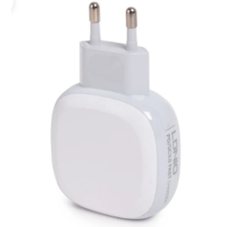 Зарядное устройство универсальное LDNIO A3510Q 2*USB A/<wbr>1*USB Type C Lightning, белый - Officedom (1)