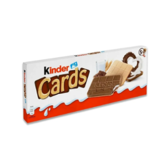 Вафли Kinder cards шоколадно-молочные с начинкой, 128 г - Officedom (1)