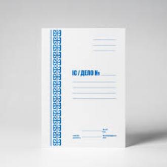 Папка-скоросшиватель картонная, 300 гр, мелованная - Officedom (1)