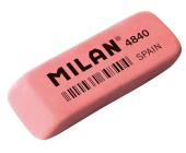 Ластик 5,2х1,9х0,8 см, скошенный, розовый, Milan CNM4840 | OfficeDom.kz