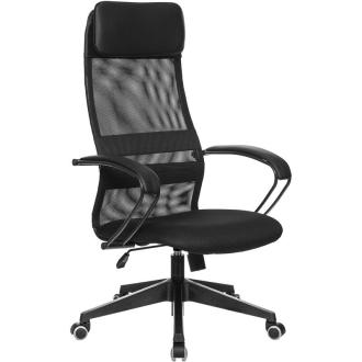 Кресло для руководителя Easy Chair 655 TTW черный, искусственная кожа/<wbr>сетка/<wbr>ткань, пластик (разобр.) - Officedom (1)