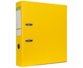 Папка-регистратор, А4, 75 мм, ПВХ/бумага, желтый, Эко | OfficeDom.kz