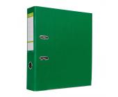 Папка-регистратор, А4, 75 мм, ПВХ/бумага, темно-зеленый, Эко | OfficeDom.kz