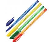 Ручка шариковая Attache Economy 0,4 мм, корпус ассорти, синий | OfficeDom.kz