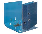 Папка-регистратор, А4, 75 мм, ламин.картон, синий, Комус Art Deco | OfficeDom.kz