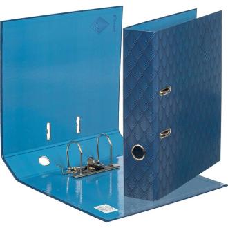 Папка-регистратор, А4, 75 мм, ламин.картон, синий, Комус Art Deco - Officedom (1)