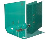 Папка-регистратор, А4, 75 мм, ламин.картон, зеленый, Комус Art Deco | OfficeDom.kz