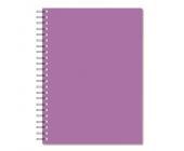 Бизнес-тетрадь на спирали, А4, 96 л., клетка, тонированный блок, фиолетовый, Attache Bright Colours | OfficeDom.kz