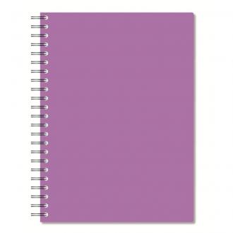 Бизнес-тетрадь на спирали А4, 96 л., клетка, тонированный блок, фиолетовый, Attache Bright Colours - Officedom (1)