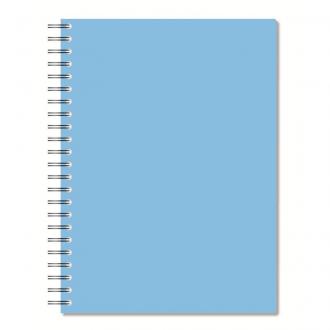 Бизнес-тетрадь на спирали А4, 96 л., клетка, тонированный блок, голубой, Attache Bright Colours - Officedom (1)