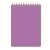 Блокнот на спирали А5, 60л., клетка, Bright Colours, тонированный блок, фиолетовый, Attache - Officedom (1)