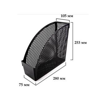 Лоток для документов, вертикальный 110 мм, черный, Attache Economy - Officedom (3)