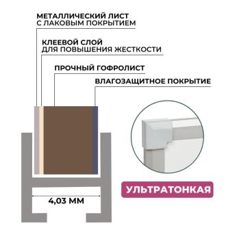 Доска настенная магнитно-маркерная 90х120см, лаковое покрытие, алюм. рама, Attache Economy Ultra Waterproof - Officedom (4)