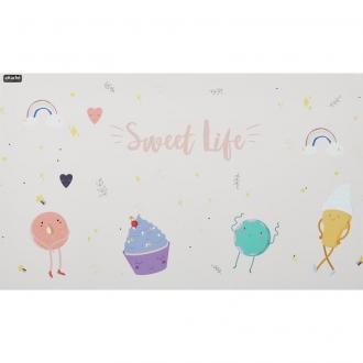 Подложка на стол 350x590 мм, ламинированный картон, персик, Attache Selection Sweet Life - Officedom (1)