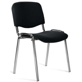 Стул офисный Easy Chair Rio (ИЗО) С11 черный, ткань, металл хромированный - Officedom (1)