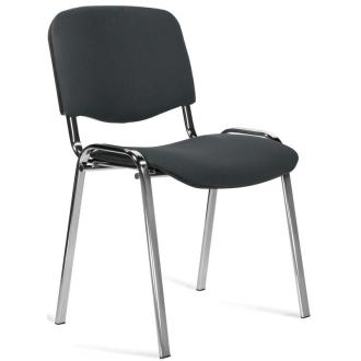 Стул офисный Easy Chair Rio (ИЗО) С73 серый, ткань, металл хромированный - Officedom (1)