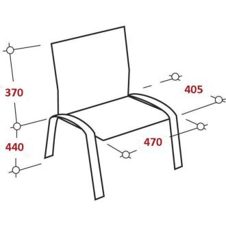 Стул офисный Easy Chair ИЗО С-38 серый, ткань, металл черный - Officedom (3)