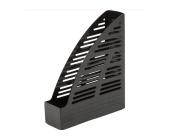 Лоток для документов, вертикальный, 70 мм, скругленный, черный, Attache | OfficeDom.kz