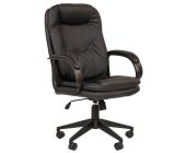 Кресло для руководителя Easy Chair 695 TPU черный, экокожа, пластик | OfficeDom.kz