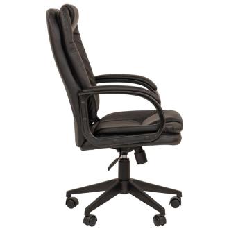 Кресло для руководителя Easy Chair 695 TPU черный, экокожа, пластик - Officedom (3)