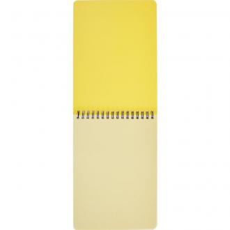 Блокнот на спирали А5, 60л., клетка, Bright Colours, тонированный блок, желтый, Attache - Officedom (2)