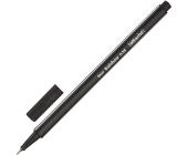 Ручка линер 0,33мм Rainbow, трехгранный корпус, черный, Attache | OfficeDom.kz