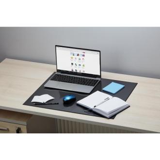 Подложка на стол с прозрачным покрытием 530x660 мм, черный, картон/<wbr>ПВХ, Attache Economy - Officedom (2)
