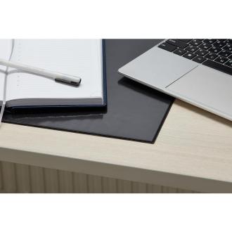 Подложка на стол с прозрачным покрытием 530x660 мм, черный, картон/<wbr>ПВХ, Attache Economy - Officedom (4)