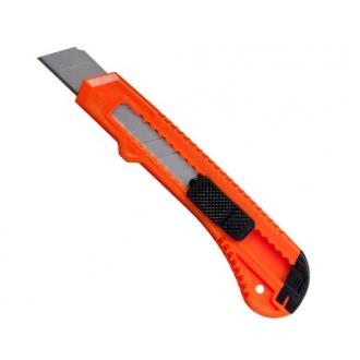 Нож канцелярский 18 мм с фиксатором, ассорти, Attache - Officedom (1)