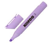 Маркер текстовый скошенный 0,5-5 мм, фиолетовый, Kores High Liner Plus Pastel | OfficeDom.kz