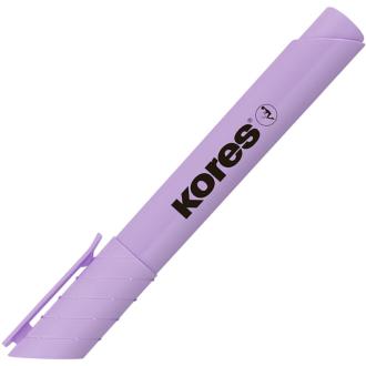 Маркер текстовый скошенный 0,5-5 мм, фиолетовый, Kores High Liner Plus Pastel - Officedom (2)