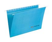 Папка подвесная А4+ (Foolscap), синий, картон 224 г/м2, до 200 л., 5 шт., Attache | OfficeDom.kz
