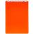 Блокнот на спирали А5, 80л., клетка, DIAMOND NEON, пластиковая обложка, оранжевый, Hatber (036155) - Officedom (1)