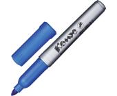 Маркер перманентный, 1-4 мм, синий, Комус PY2304 | OfficeDom.kz