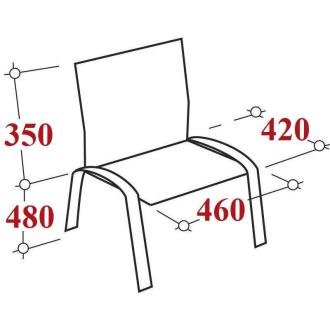 Стул офисный Easy Chair ИЗО Лайт С-73 серый, ткань, металл хромированный - Officedom (2)