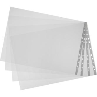 Файлы с перфорацией А3, 30мкр, горизонтальные, прозрачные гладкие, 50шт, Attache - Officedom (2)