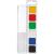 Краски акварельные, 6 цветов, без кисти, №1 School ColorPics - Officedom (2)