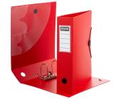 Папка-регистратор, А4, 80 мм, полифом, на резинке, красный, Attache | OfficeDom.kz