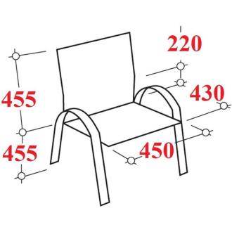 Конференц-кресло Easy Chair Samba Silver V-4 1.031 черный/<wbr>орех, искусств. кожа, металл серебристый - Officedom (3)