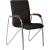 Конференц-кресло Easy Chair Samba V-4 1.031 черный/<wbr>орех, искусственная кожа, металл хром - Officedom (1)