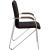 Конференц-кресло Easy Chair Samba V-4 1.031 черный/<wbr>орех, искусственная кожа, металл хром - Officedom (3)