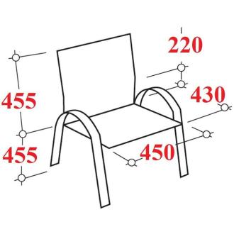 Конференц-кресло Easy Chair Samba V-4 1.031 черный/<wbr>орех, искусственная кожа, металл хром - Officedom (4)